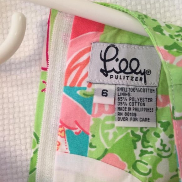 NWT Lilly Pulitzer Girl 6 Multi Patch shift dress--Retail of $62 - Picture 5 of 10